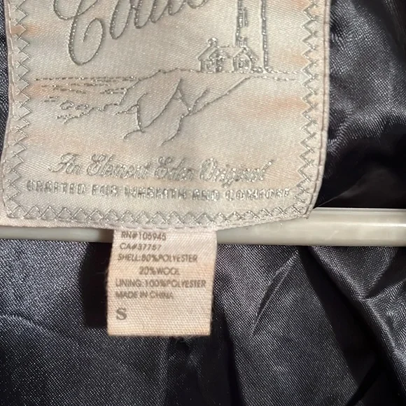 Vintage ELEMENT wool/polyester ladies hooded jacket. - Picture 4 of 9